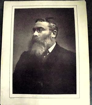 A half length portrait photograph done in Woodburytype Permanent process by W & S. Ltd.