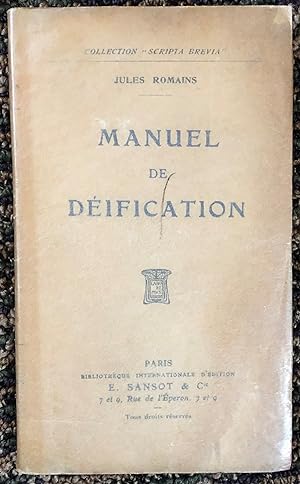 Manuel De Deification (Collection "Scripta Brevia")