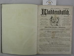 Kladderadatsch : Humoristisch - satyrisches Wochenblatt VI. Jahrgang. 1853. 60 Hefte in einem Band.