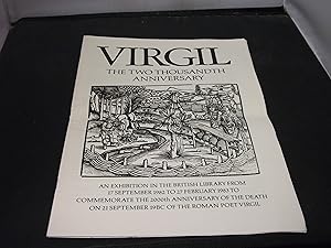 Virgil The Two Thousandth Anniversary : Catalogue of an exhibition in the British Library from 17...