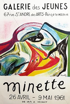 MINETTE. (Affiche d'exposition / exhibition poster).