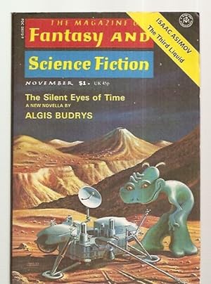 The Magazine of Fantasy and Science Fiction November 1975 Volume 49 No. 5, Whole No. 294