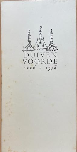 [Voorschoten 1975] Duivenvoorde 1226-1976, Avanti Zaltbommel, 1975, 20 pp. Illustrated.