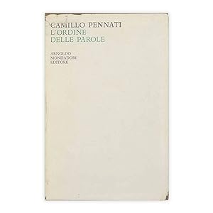 Camillo Penati - L'Ordine delle parole