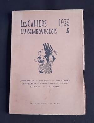 Les cahiers luxembourgeois - N°5 1932