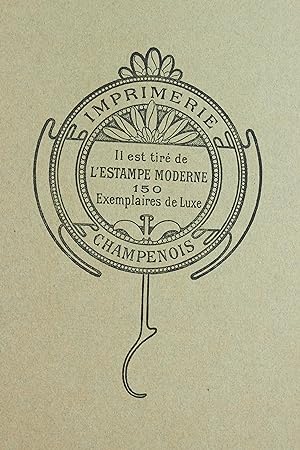 Couverture de L'Estampe Moderne n°18 octobre 1898