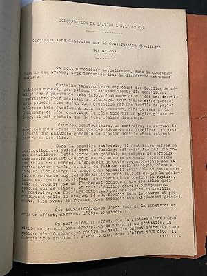 "Avions Gourdou-Leserre, Notes Diverses sur les Avions de Chasse". **The French L.G.L. 32 C.I Fig...