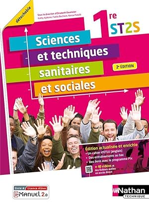 sciences et techniques sanitaires et sociales : 1ère ST2S (édition 2021)