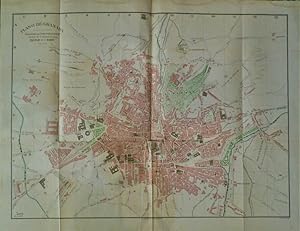 PLANO de Granada. Comprobado con el del Instituto Geogº. y revisado por el arquitecto municipal. ...