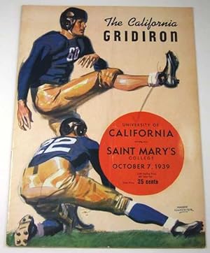 The California Gridiron: University of California vs. Saint Mary's, October 7, 1939 (Football Pro...
