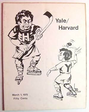 Yale vs. Harvard (Hockey Program, March 1, 1975)