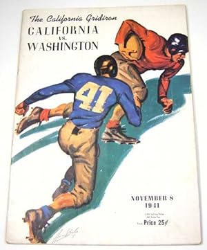 The California Gridiron: California vs. Washington, November 8, 1941 (Football Program)