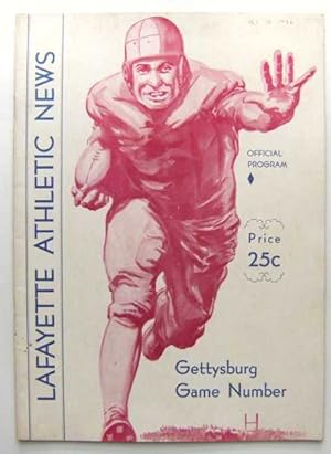 Lafayette Athletic News: Gettysburg vs. Lafayette (Football Program, October 10th, 1936)