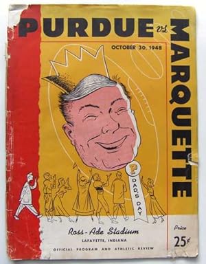 Purdue vs. Marquette (Football Program, October 30th, 1948)