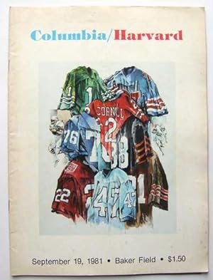 The Lion's Roar:The Columbia Football Magazine, Columbia vs. Harvard (September 19, 1981, 731st G...