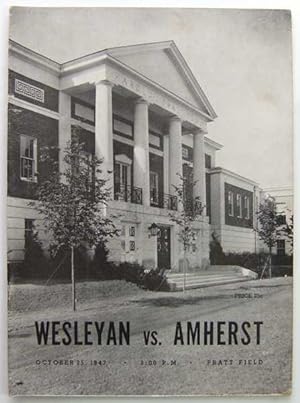 Wesleyan vs. Amherst: Official Football Program (October 25, 1947)