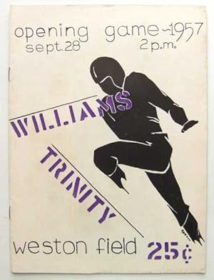 Trinity College vs. Williams (Football Program, September 28th, 1957)