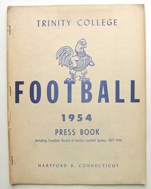 Trinity College Football 1954 Press Book, Including Complete Record of Varsity Games, 1877-1953