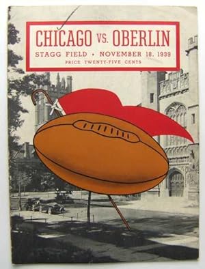 Chicago vs. Oberlin (Football Program, November 18th, 1939)