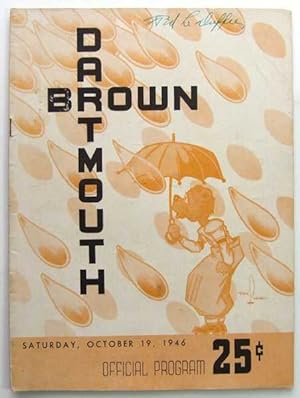 Dartmouth vs. Brown: Official Football Program (Sunday, October 19, 1946)