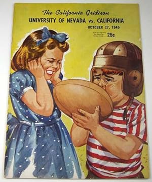 The California Gridiron: University of Nevada vs. California, October 27, 1945 (Football Program)