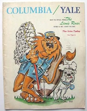 The Lion's Roar:The Columbia Football Magazine, Columbia vs. Yale (October 16, 1965, 590th Game)
