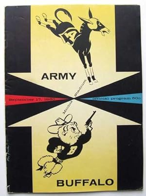 Official Football Program: Army vs. Buffalo (September 17, 1960)