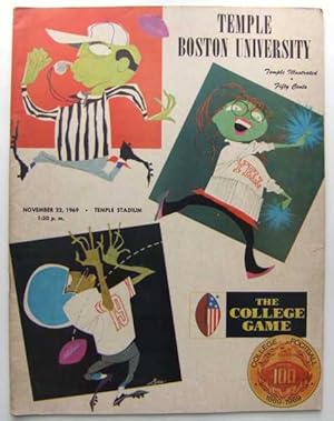 Temple vs. Boston University (Football Program, November 22nd, 1969)