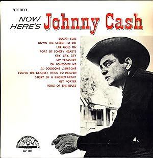 Now Here's Johnny Cash, AND A SECOND SUN RECORDS COMPILATION LP, All Aboard the Blue Train (TWO V...