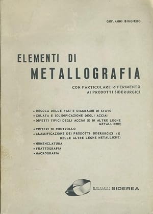 Elementi di metallografia