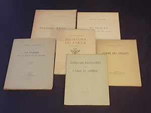 Réunion De 6 ouvrages. Les Tendres Amies - Le Poème De La Rose et Du Baiser - Musiques Des Jours ...