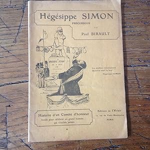 Hégésippe SIMON . Précurseur Supercherie littéraire