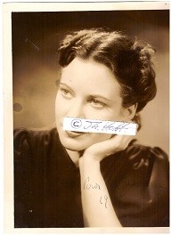 VERA VON LANGEN (1910-67) deutsche Schauspielerin, mit Frank Wisbar und Alfried Krupp von Bohlen ...