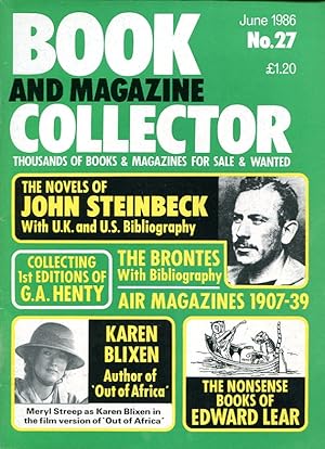 Book and Magazine Collector : No 27 June 1986