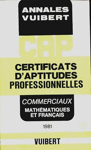 Math matiques et fran ais CAP commerciaux 1981 - Collectif