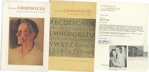The Library Chronicle of the University of Texas at Austin [New Series Number 40 (First Edition, ...