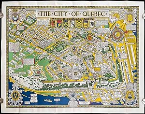 The City of Quebec with Historical Notes. (Envelope title: Map of the City of Quebec with Histori...