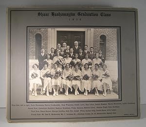 Shaar Hashomayim Graduation Class. 1930. Photograph