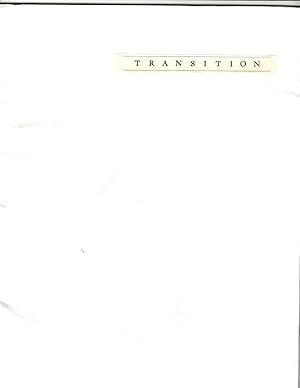TRANSITION a collection of fourteen poetry broadsides.
