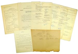 Szerb Antal (1901-1945) géppel kitöltött, aláírt két helyütt nem zsidó származását igazoló "Szemé...