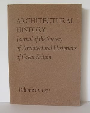 Journal of the Society of Architectural Historians of Great Britain. Volume, 14.