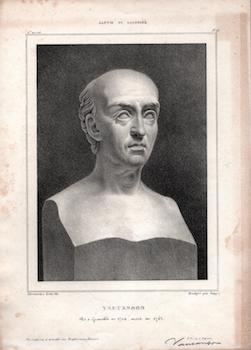 Jacques Vaucanson. (B&W engraving).