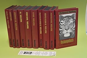 10xKipling: Kipling Companion (über Kipling), Das Dschungelbuch, Das zweite Dschungelbuch, Kim, V...