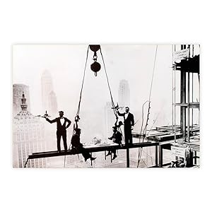 stampa d'arte Al Waldorf-Astoria Hotel camerieri sulla trave - 90x60 cm