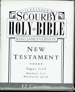Alexander Scourby Holy Bible New Testament, King James Version, Audio Book