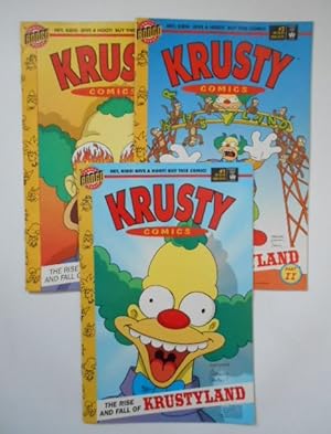 Krusty Comics # 1 bis # 3. [Konvolut aus 3 Comics]. The rise and fall of Krustyland Part I+II and...