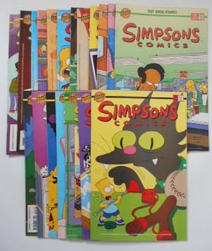 Simpsons Comics [Konvolut aus 19 Comics - englische Version] #8; #13 bis #15; #18; #19; #21; #22;...