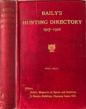 Bailey's Hunting Directory 1917-1918 with Diary