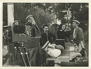 Toni (Original photograph of Celia Montalvan, Charles Blavette, and Jean Renoir on the set of the...