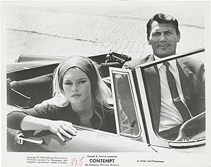 Contempt [Le Mepris] (Two original photographs from the US release of the 1963 French film)